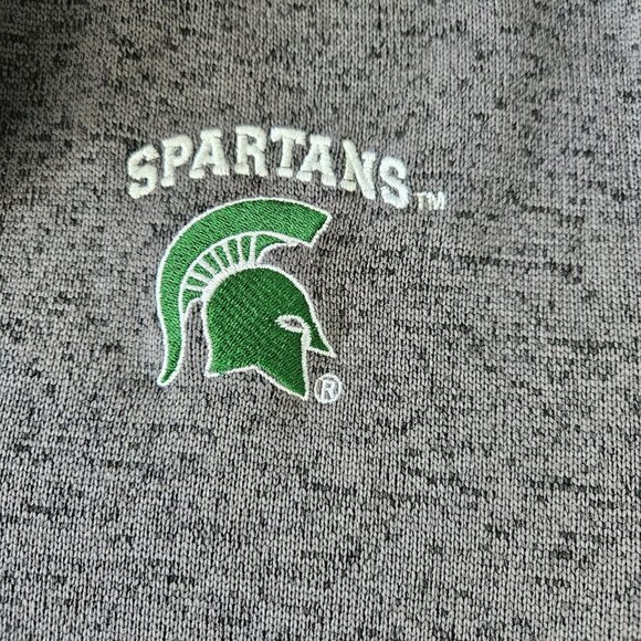 Russell Athletic Men Size XL Michigan State Spartans Gray College Pullover Top - Picture 8 of 16